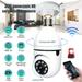 DFITO Light Bulb Security Camera Outdoor 1080P WiFi E27 Light Socket Surveillance Camera Night Vision Two-way Audio Smart Motion Detection Alarm Action