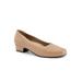 Extra Wide Width Women's Doris Pumps by Trotters® in Beige (Size 9 1/2 WW)