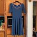 Lularoe Dresses | Lularoe ‘Nicole’ Dress | Color: Blue/Pink | Size: Xs