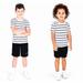 Nike Matching Sets | Nike Boys Swoosh Stripe T-Shirt & Shorts Set Outfit Sz 3t 4t 6 7 Nwt | Color: Black/White | Size: Various