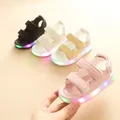 Sandales de sport décontractées pour enfants chaussures à LED pour bébés garçons et filles baskets
