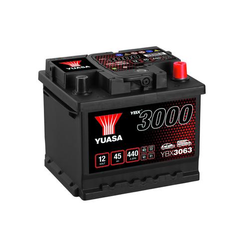 YUASA Autobatterie, Starterbatterie 12V 45Ah 440A L