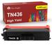 Toner Kingdom Compatible Toner for Brother TN436 1-Pack HL-L8360CDW L8360CDWT L9310CDW MFC-L8900CDW L9570CDW Printer Ink (1-Pack Black)