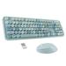 NKOOGH Keyboard Brush 5 in 1 Keyboard Keyboard Wireless And Wireless Punk Keycap Set 2.4G /PC/Mute Keyboard&