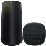 SoundLink Revolve Bluetooth Speaker Triple Black + Soundlink Micro Bluetooth Speaker Black