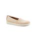 Extra Wide Width Women's Accent Slip-Ons by Trotters® in Natural (Size 7 WW)