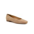 Extra Wide Width Women's Honor Slip On by Trotters in Taupe Nubuck (Size 11 WW)