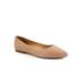 Women's Estee Flats by Trotters® in Taupe Nubuck (Size 7 1/2 M)