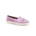 Women's Rory Flat by Trotters in Lavender Silver (Size 10 1/2 M)