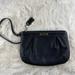 Coach Bags | Coach Soft Black Leather Wristlet Clutch | Color: Black | Size: Os