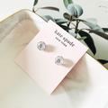 Kate Spade Jewelry | Last Onekate Spade That Sparkle Earrings Silver | Color: Silver/White | Size: Os