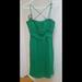 Anthropologie Dresses | Anthropologie Green Silk Dress Size 2 | Color: Green | Size: 2