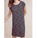 Anthropologie Dresses | Anthropologie Cloth & Stone Grey Melange Marled T Shirt Dress | Color: Black/Gray | Size: M