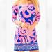 Lilly Pulitzer Dresses | Lilly Pulitzer Laurana Octopus Off Shoulder Dress Size Medium | Color: Blue/Pink | Size: M