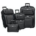 Traveler's Choice Unisex-Adult Travel Select Amsterdam Luggage Set, Gray, One Size