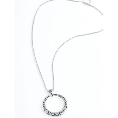 Blair Women's Circle Pendant Necklace - Metallic