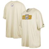 Men's New Era Cream Pittsburgh Steelers 2023 NFL Draft Big & Tall T-Shirt