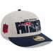Men's New Era Stone/Navy England Patriots 2023 NFL Draft Low Profile 59FIFTY Fitted Hat