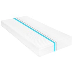 vidaXL Matratze 80 x 200 cm 7 Zonen PU Schaum 16 cm H2 H3