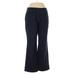 Lands' End Khaki Pant: Blue Bottoms - Women's Size 6 Petite