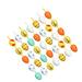 Eternal Night 120 Piece Holiday Shaped Ornament Set Plastic in Blue/Orange/Yellow | 1.57 H x 1.18 W x 0.2 D in | Wayfair EternalNightb692a86