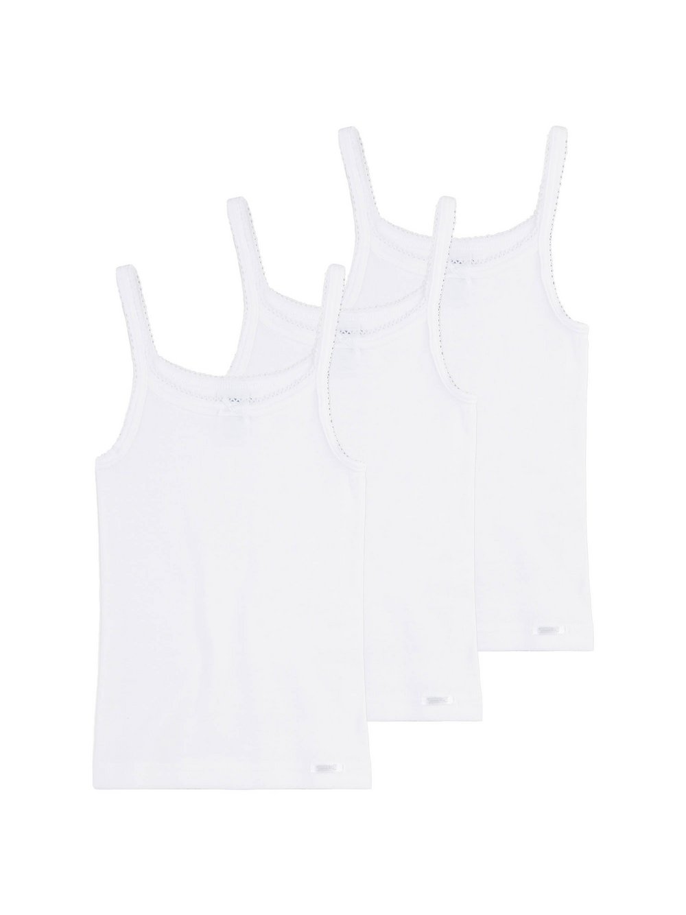 Sanetta Unterhemd 3er Pack Mädchen weiß, 152 Image