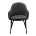 Corrigan Studio® Caspian dining room chairs, upholstered dining chairs dining chairs Upholstered, Metal in Black | 34 H x 25 W x 23 D in | Wayfair