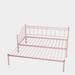 Red Barrel Studio® Twin Platform Bed, Steel in Pink | 36.8 H x 42.9 W x 78.7 D in | Wayfair FD67C6C4342546A89FA2A9C0C4A1DF0F