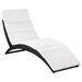 Latitude Run® 25" Long Single Chaise w/ Cushions Wicker/Rattan | 63.8 H x 33.9 W x 25 D in | Outdoor Furniture | Wayfair