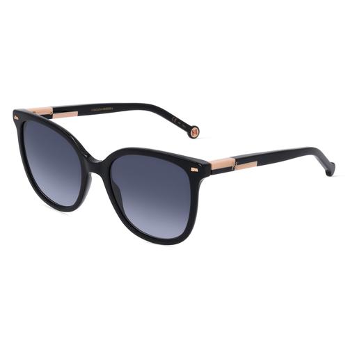 Carolina Herrera 0136/S Damen-Sonnenbrille Vollrand Oval Acetat-Gestell, schwarz