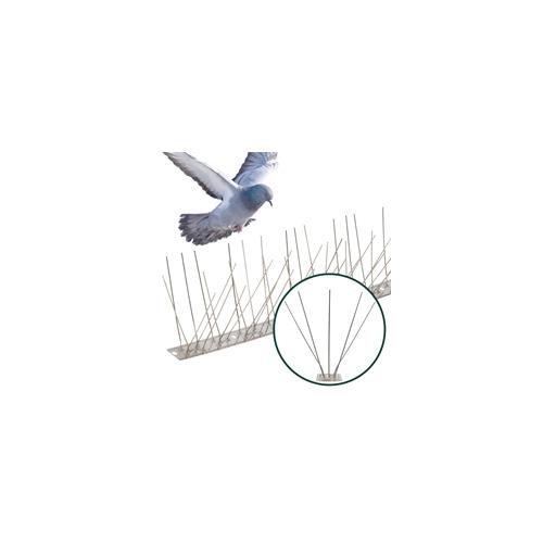 VOSS.garden Vogelabwehr Bird Spikes aus Metall, Taubenabwehr, Vogelspitzen 50cm