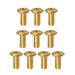 10 Pieces 3/ Guitar Switch Nuts Guitar Pickup Fixing Screws for ST Electric Guitar Parts Gold