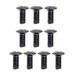 10 Pieces 3/ Guitar Switch Nuts Guitar Pickup Fixing Screws for ST Electric Guitar Parts Black as described