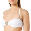 Pinko Damen Oberteil Tecno Jer Bikini, Z04_weiß Brill, L