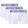 Pepe Jeans Herren Pepe Tk 3P Trunks, White (White), XL (3er Pack)