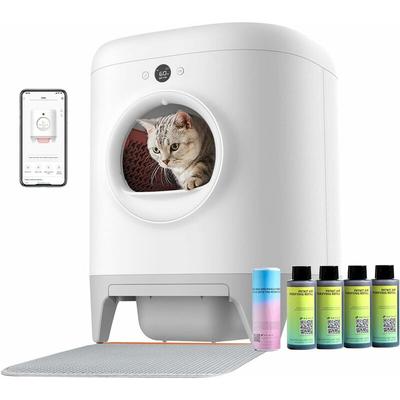 Pura x Smart Katzentoilette , 60L Großes Fassungsvermögen, xSecure Sichere Desodorierung, app Smart Image