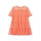 s.Oliver Junior Girl's 2127406 Kleid, kurz, ORANGE, 104