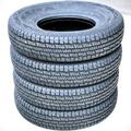 Set of 4 (FOUR) Nama NM616 Semi-Steel ST 205/75R14 Load D 8 Ply Trailer Tires