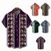 Mens Kids Crewneck Hawaiian Shirts Novelty Party Tops Plus Size Men