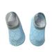 ZCFZJW Toddler Baby Boys Girls Anti-skid Floor Socks Kids Water Shoes Quick Dry Beach Swim Socks Shoes Baby Non Slip Indoor Home Slippers Blue 18-24 Months