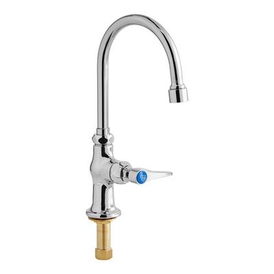T&S B-0205-E133XVF5 Single Temperature Deck Mount Faucet with 5 7/16" Gooseneck Nozzle and 0.5 GPM Non-Aerated Spray Device