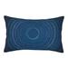 YFYANG Super Soft Rectangular Plush Cushion Cover (Without Pillow Insert) Blue Dream Swirl Comfort and Non-Pilling Hidden Zip Bedroom Sofa Pillowcases 14 x20