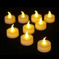 12pcs Yellow-flicker Flameless LED Tealights Tea Lights Flameless Candles Votive Candle LED TeaLight Fake Candles Battery Operated Warm Yellow Flame for Valentine Day Wedding Party Decorations