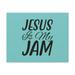 Scripture Walls Jesus Is My Jam Light Blue John 15:14 Bible Canvas Christian Wall Art Ready to Hang Unframed