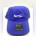 Nike Accessories | Mens Nike Heritage86 Washed Golf Cap Hat Blue One Size Dri-Fit. Nwt | Color: Blue/White | Size: Os