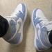 Nike Shoes | Air Jordan Retro 1 High Og Hyper Royal Sneakers | Color: Blue/White | Size: 10.5