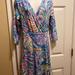 Lilly Pulitzer Dresses | Lilly Pulitzer Wrap Dress Size M | Color: Blue/White | Size: M