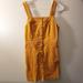 J. Crew Dresses | J. Crew Mustard Corduroy Button Down Dress | Color: Brown/Yellow | Size: 0