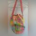 Lilly Pulitzer Bags | Lilly Pulitzer Delray Canvas Patchwork Bag, Euc | Color: Blue/Pink | Size: Os