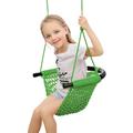 Hi-Na Kids Swing Seat Tree Swing Seat for Kids Rope Swing Swing Seat for Kids Indoor Swing for Kids Outdoor Swing Seat Backyard Swing Tree Swing Seat Door Swing for Kids (Green)